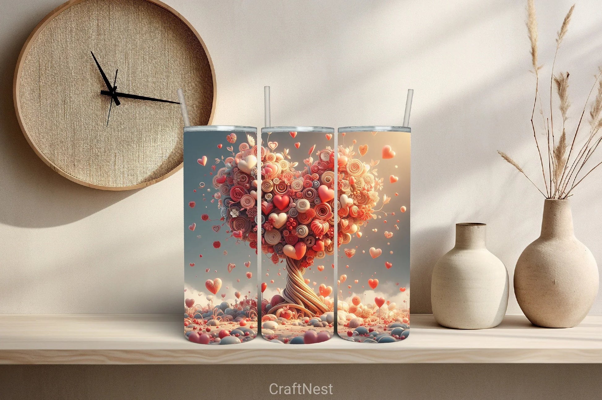 Valentine Tumbler Wrap Bundle 61 - CraftNest - Digital Crafting and Art
