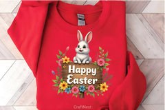 Cute Easter Rabbit Clipart Bundle - CraftNest - Digital Crafting and Art