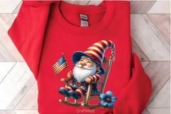 Memorial Day Gnomes Clipart Bundle 4 - CraftNest - Digital Crafting and Art