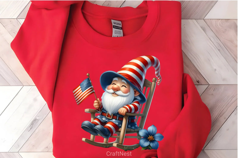 Memorial Day Gnomes Clipart Bundle 4 - CraftNest - Digital Crafting and Art