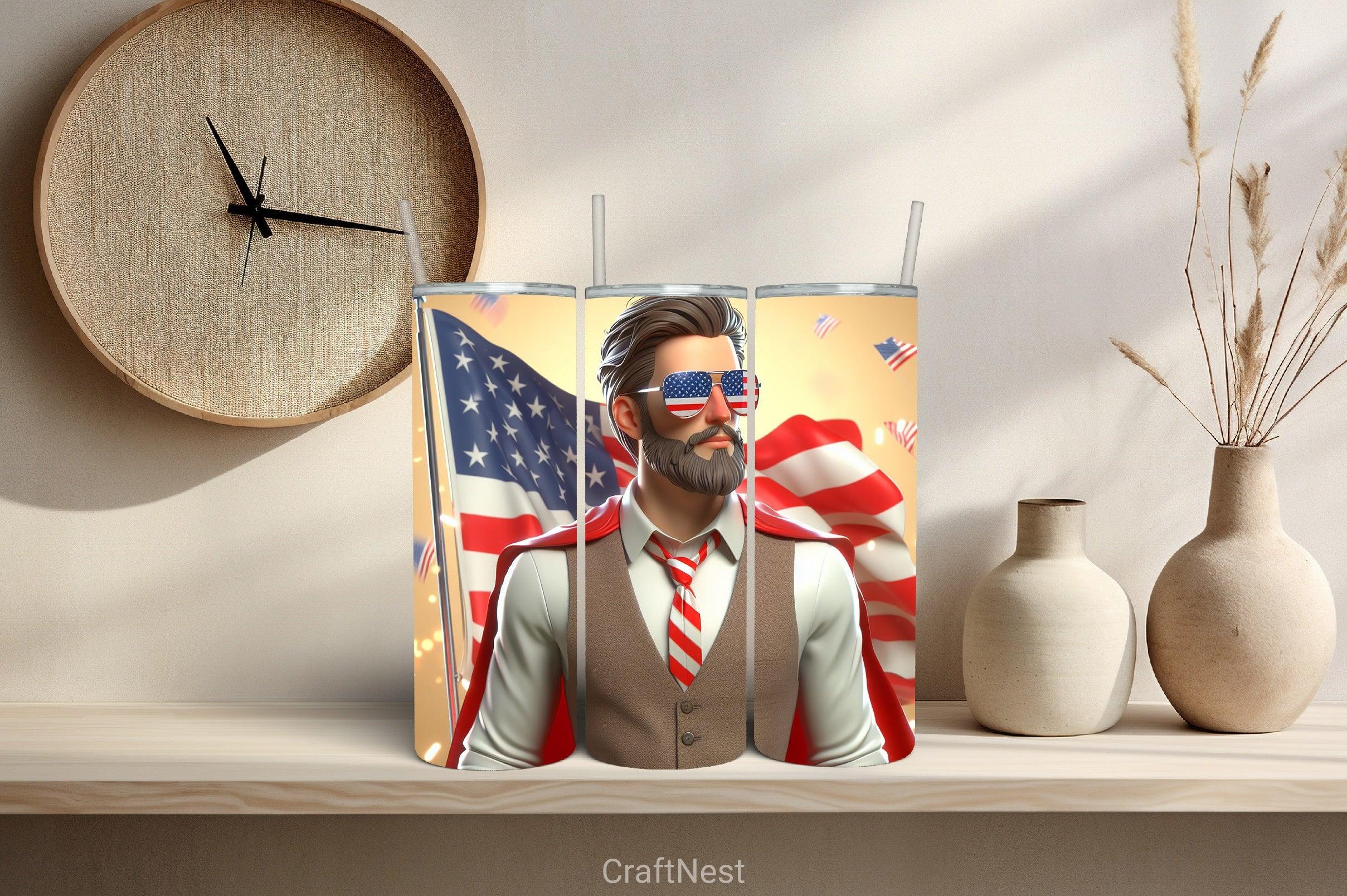 4th of July Tumbler Wrap Bundle 62 - CraftNest - Digital Crafting and Art