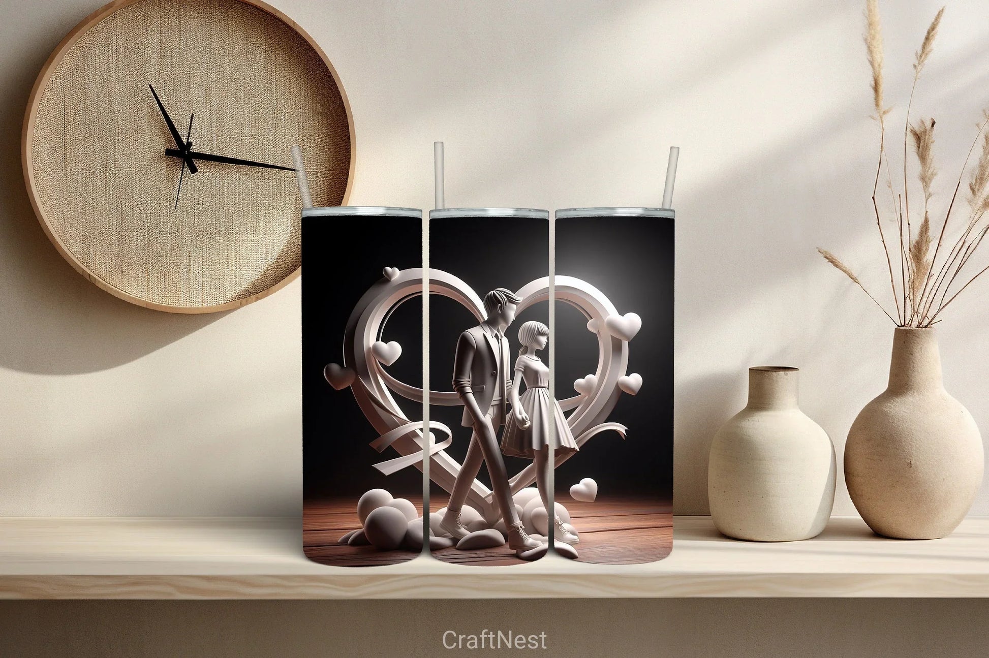 Valentine Tumbler Wrap Bundle 8 - CraftNest - Digital Crafting and Art