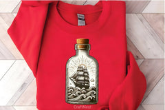 Ship In A Bottle Clipart Bundle - CraftNest - Digital Crafting and Art