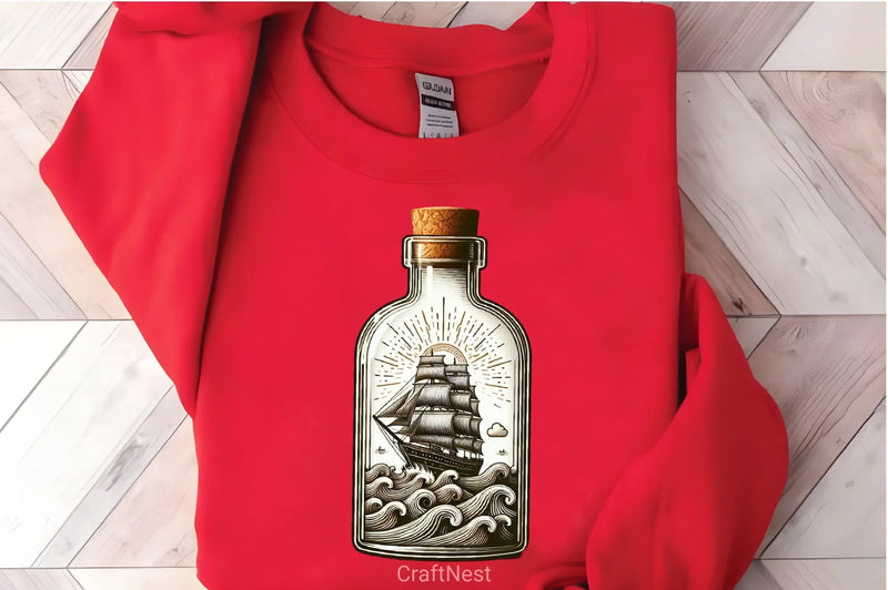 Ship In A Bottle Clipart Bundle - CraftNest - Digital Crafting and Art