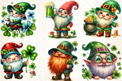 St. Patrick's Day Gnome Clipart Bundle - CraftNest - Digital Crafting and Art