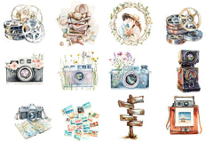 Vintage Summer Photography Clipart Bundle 2 - CraftNest - Digital Crafting and Art