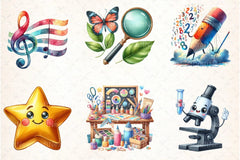 Teaching Material Clipart Bundle 1 - CraftNest - Digital Crafting and Art