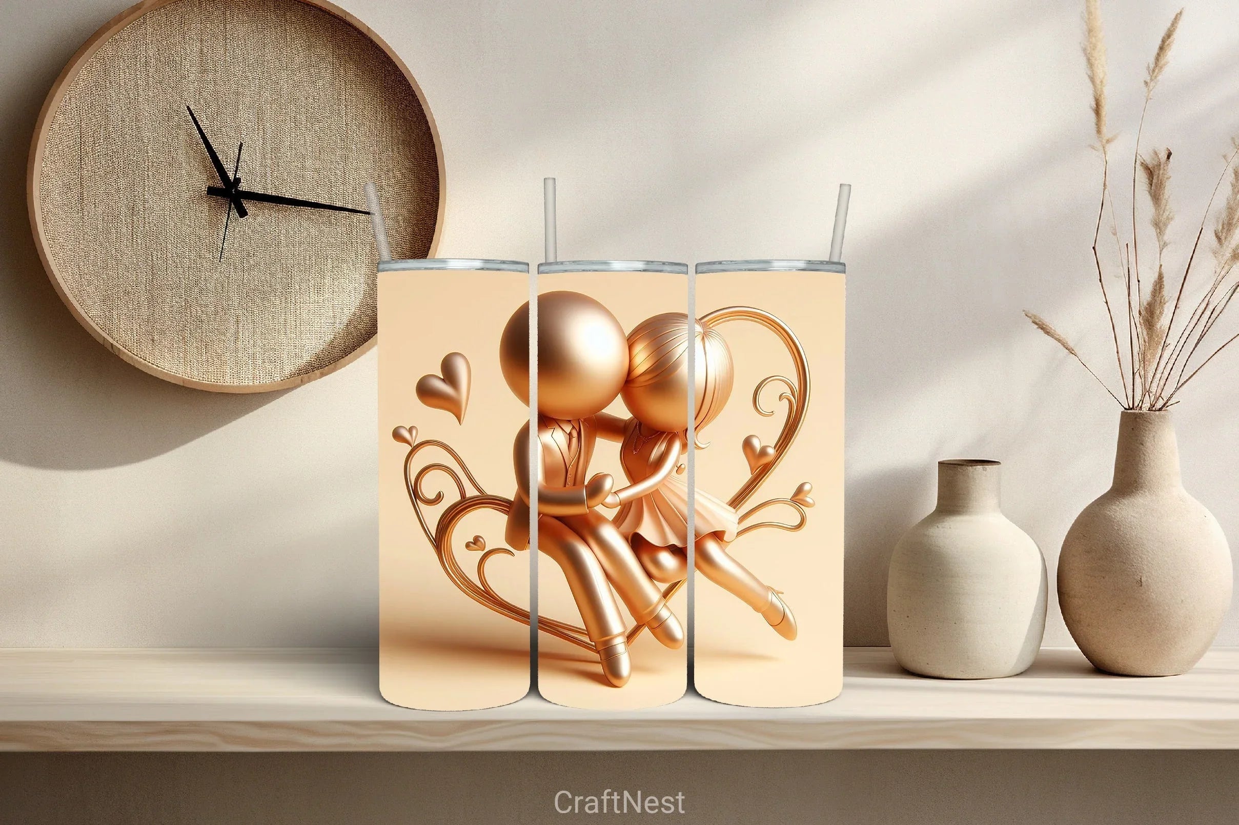 Valentine Tumbler Wrap Bundle 91 - CraftNest - Digital Crafting and Art