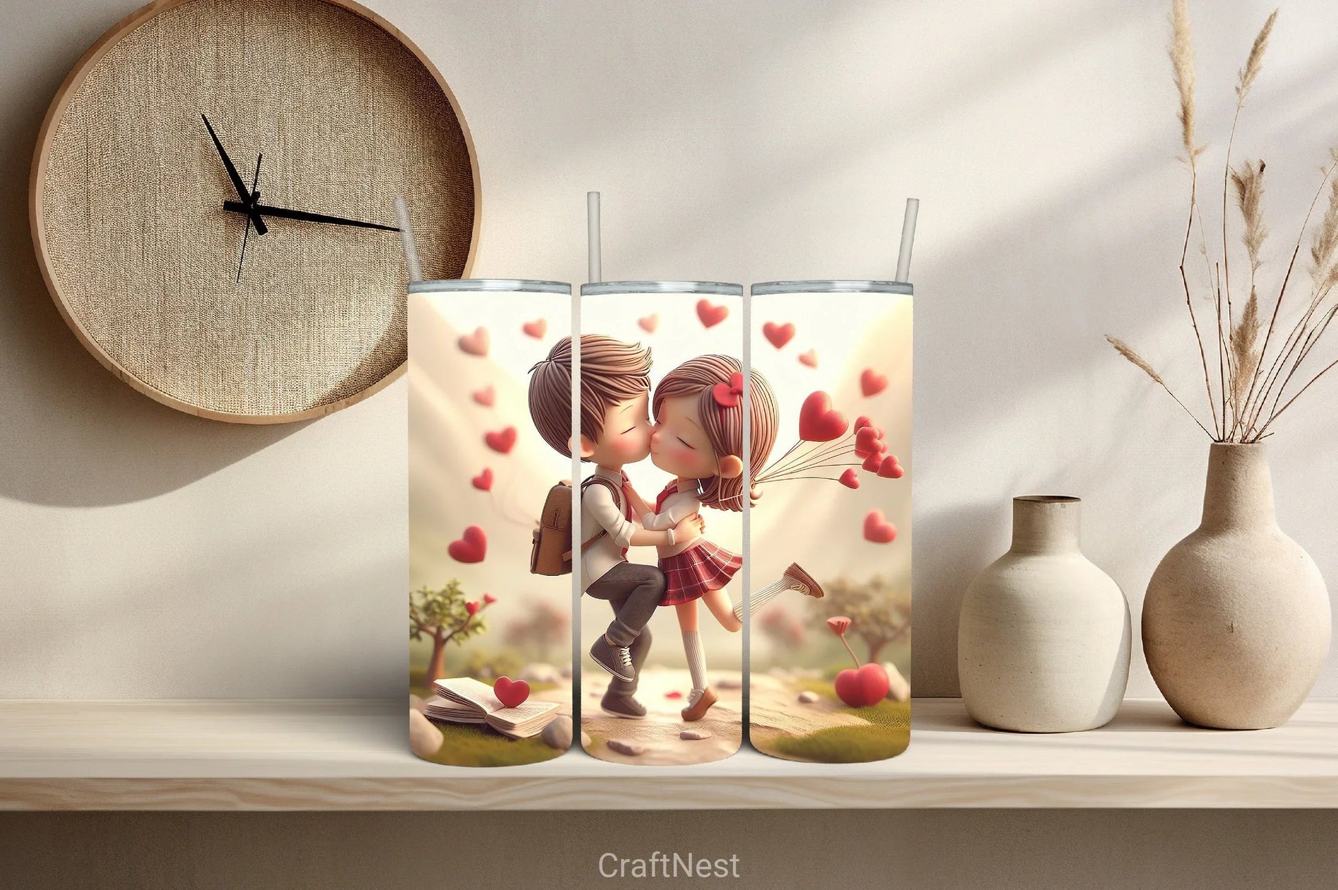 Valentine Tumbler Wrap Bundle 44 - CraftNest - Digital Crafting and Art