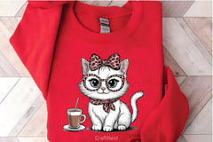 Bow Cat Clipart Bundle 1 - CraftNest - Digital Crafting and Art