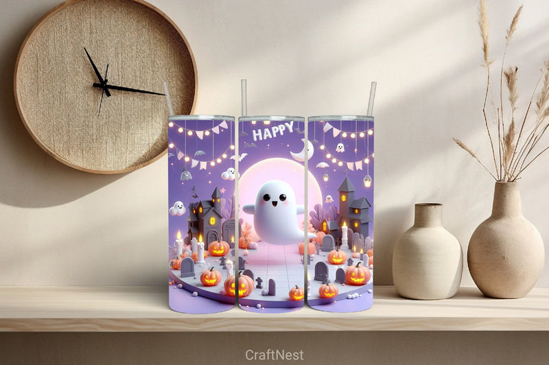 Halloween Tumbler Wrap Bundle 65 - CraftNest - Digital Crafting and Art