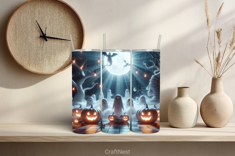 Halloween Tumbler Wrap Bundle 15 - CraftNest - Digital Crafting and Art