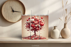 Valentine Tumbler Wrap Bundle 48 - CraftNest - Digital Crafting and Art