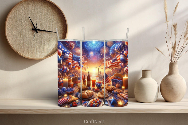 4th of July Tumbler Wrap Bundle 116 - CraftNest - Digital Crafting and Art