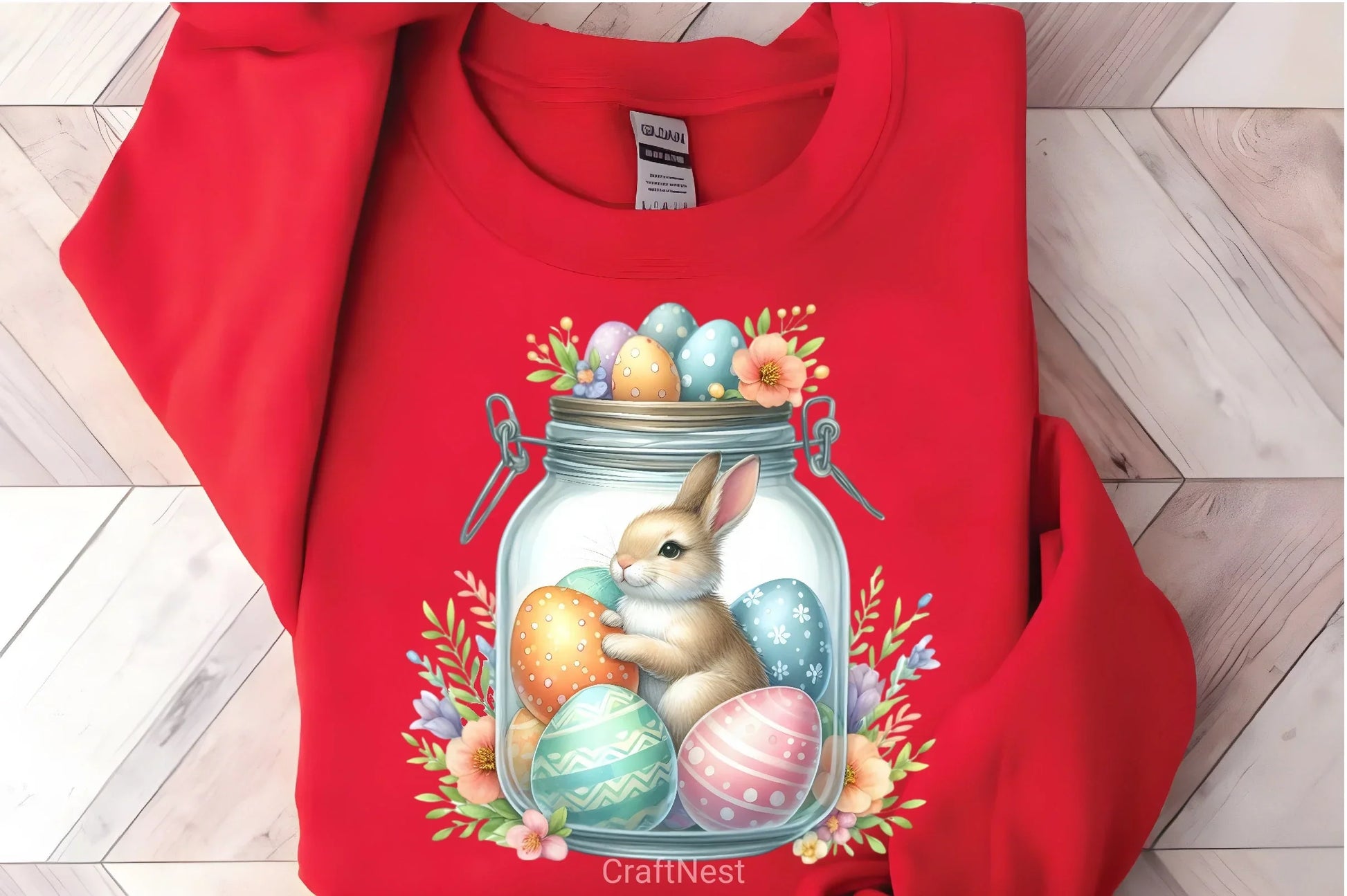 Cute Pink Easter Clipart Bundle 3 - CraftNest - Digital Crafting and Art