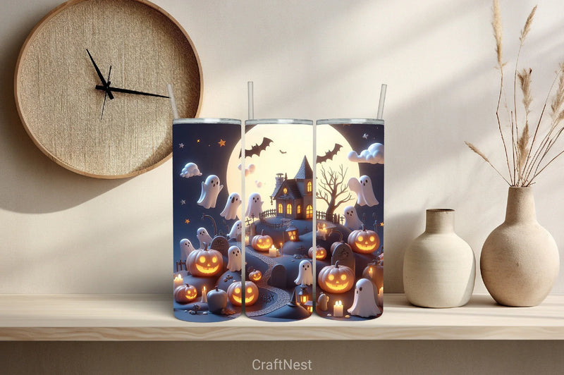 Halloween Tumbler Wrap Bundle 26 - CraftNest - Digital Crafting and Art