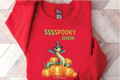 Spooky Snake & Pumpkins Clipart Bundle - CraftNest - Digital Crafting and Art