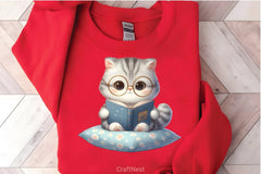 Funny Animals Reading Clipart Bundle 5 - CraftNest - Digital Crafting and Art