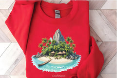 Tropical Summer Aesthetic Clipart Bundle - CraftNest - Digital Crafting and Art