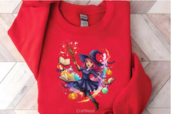 Energetic Halloween Witch Clipart Bundle - CraftNest - Digital Crafting and Art