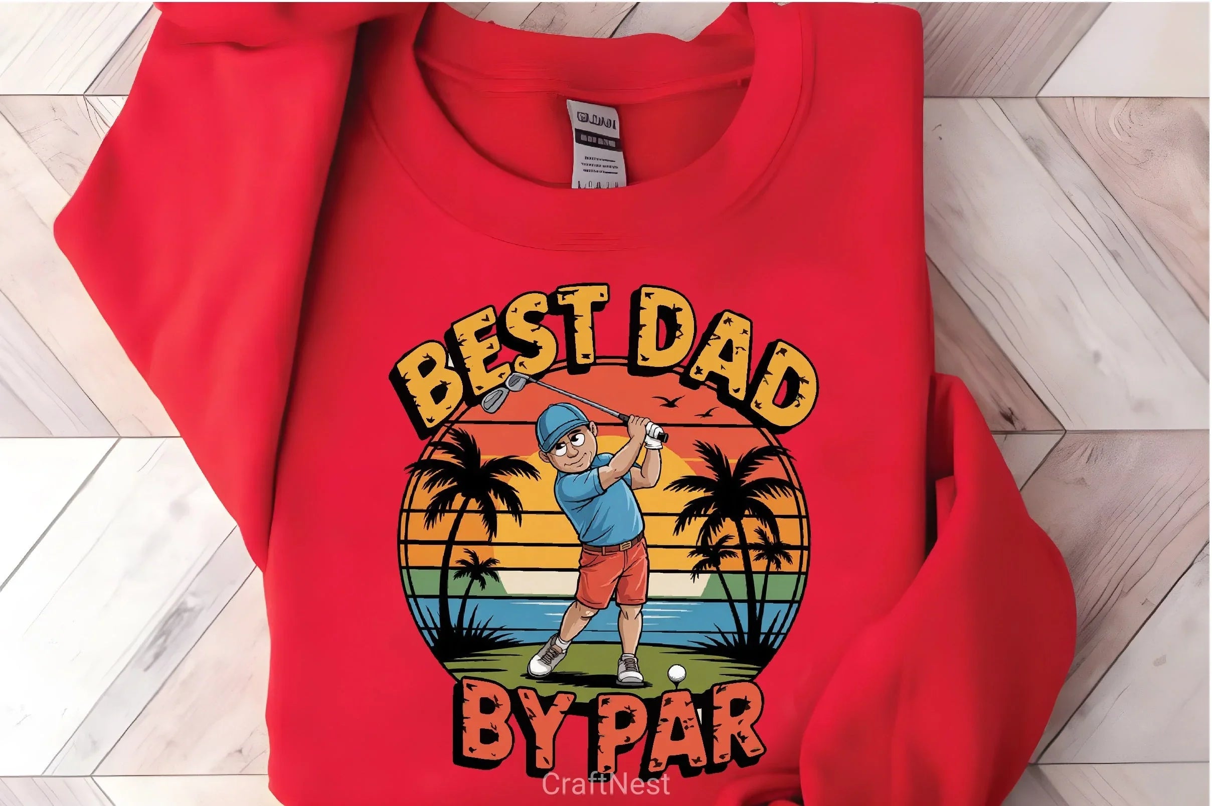 Cartoon Golfer T Shirt Design Bundle - CraftNest - Digital Crafting and Art