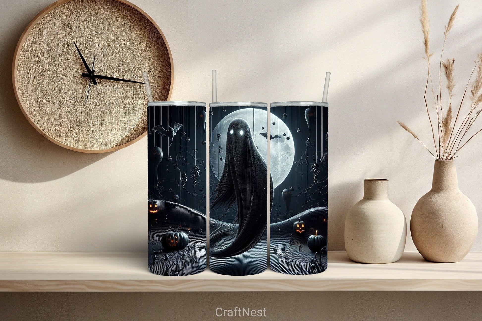 Halloween Tumbler Wrap Bundle 63 - CraftNest - Digital Crafting and Art