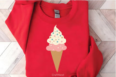Two Scoops Ice Cream Cone Clipart Bundle - CraftNest - Digital Crafting and Art