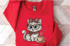 Bow Cat Clipart Bundle 2 - CraftNest - Digital Crafting and Art