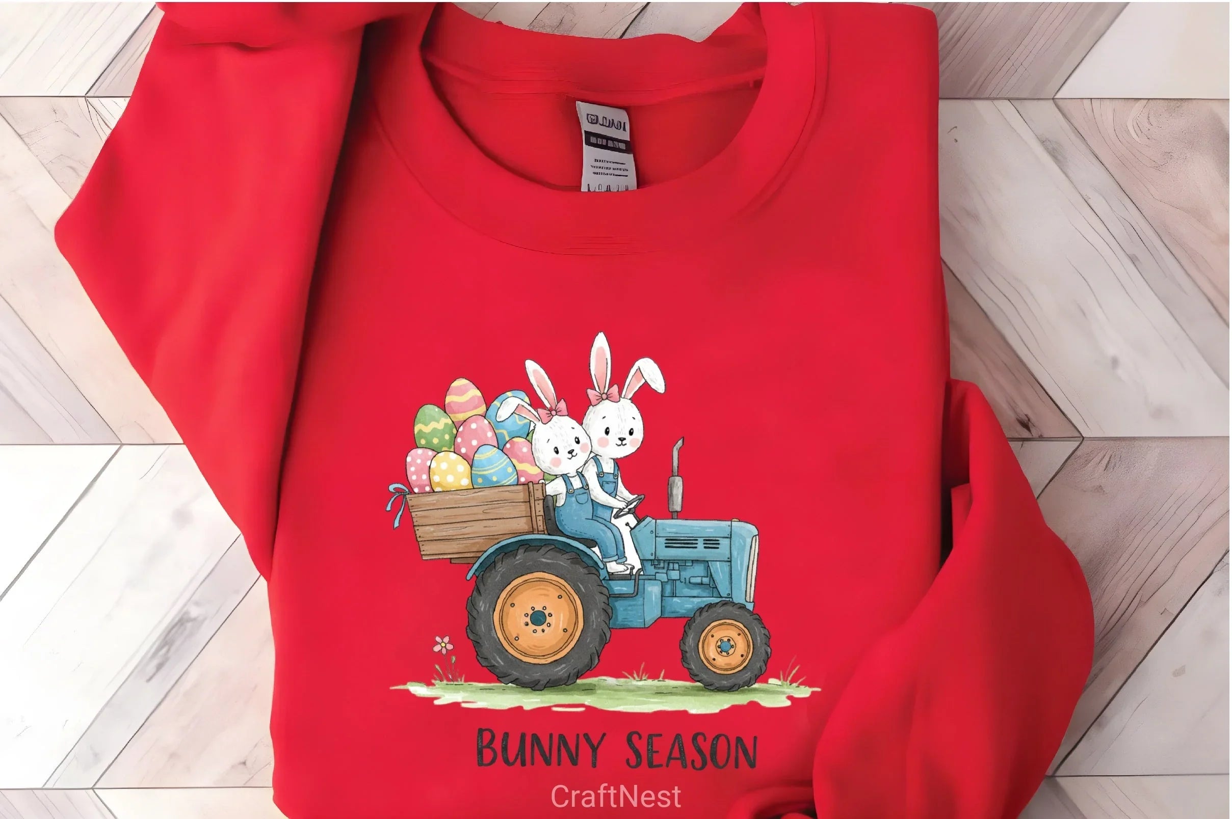 Easter Tractor Farm Clipart Bundle 4 - CraftNest - Digital Crafting and Art