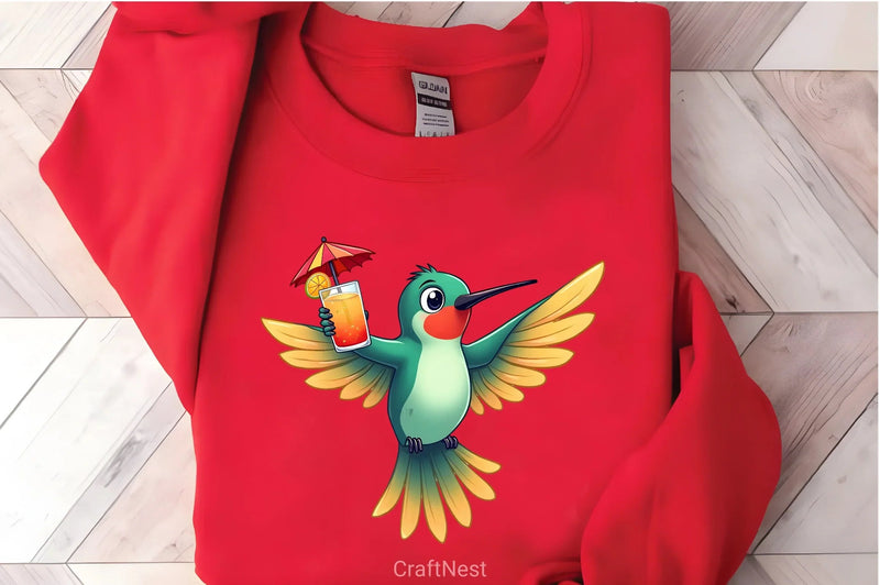 Cute Dabbing Hummingbird Clipart - CraftNest - Digital Crafting and Art