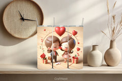 Valentines Tumbler Wrap Bundle 1 - CraftNest - Digital Crafting and Art