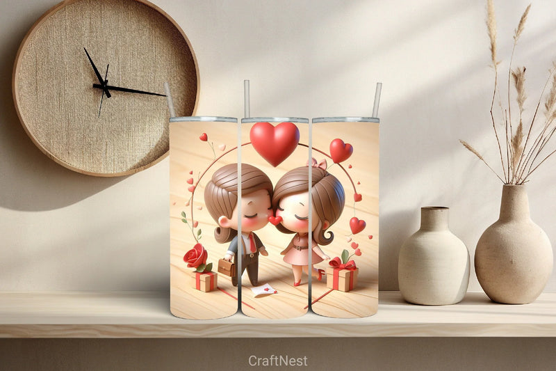 Valentines Tumbler Wrap Bundle 1 - CraftNest - Digital Crafting and Art