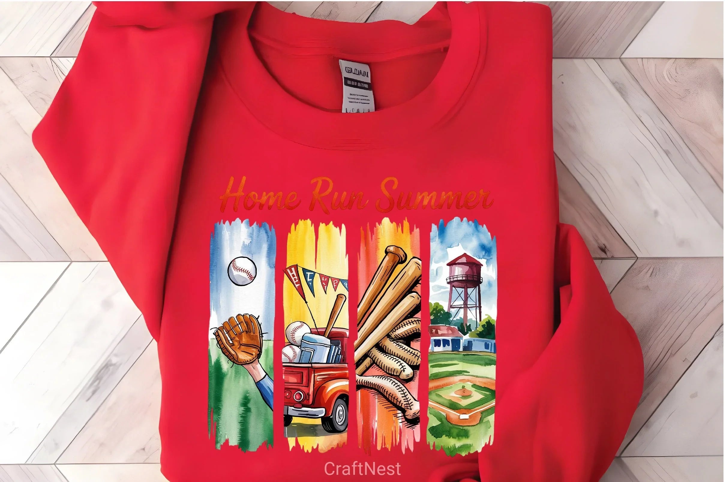 Baseball Summer Collage Clipart Bundle - CraftNest - Digital Crafting and Art