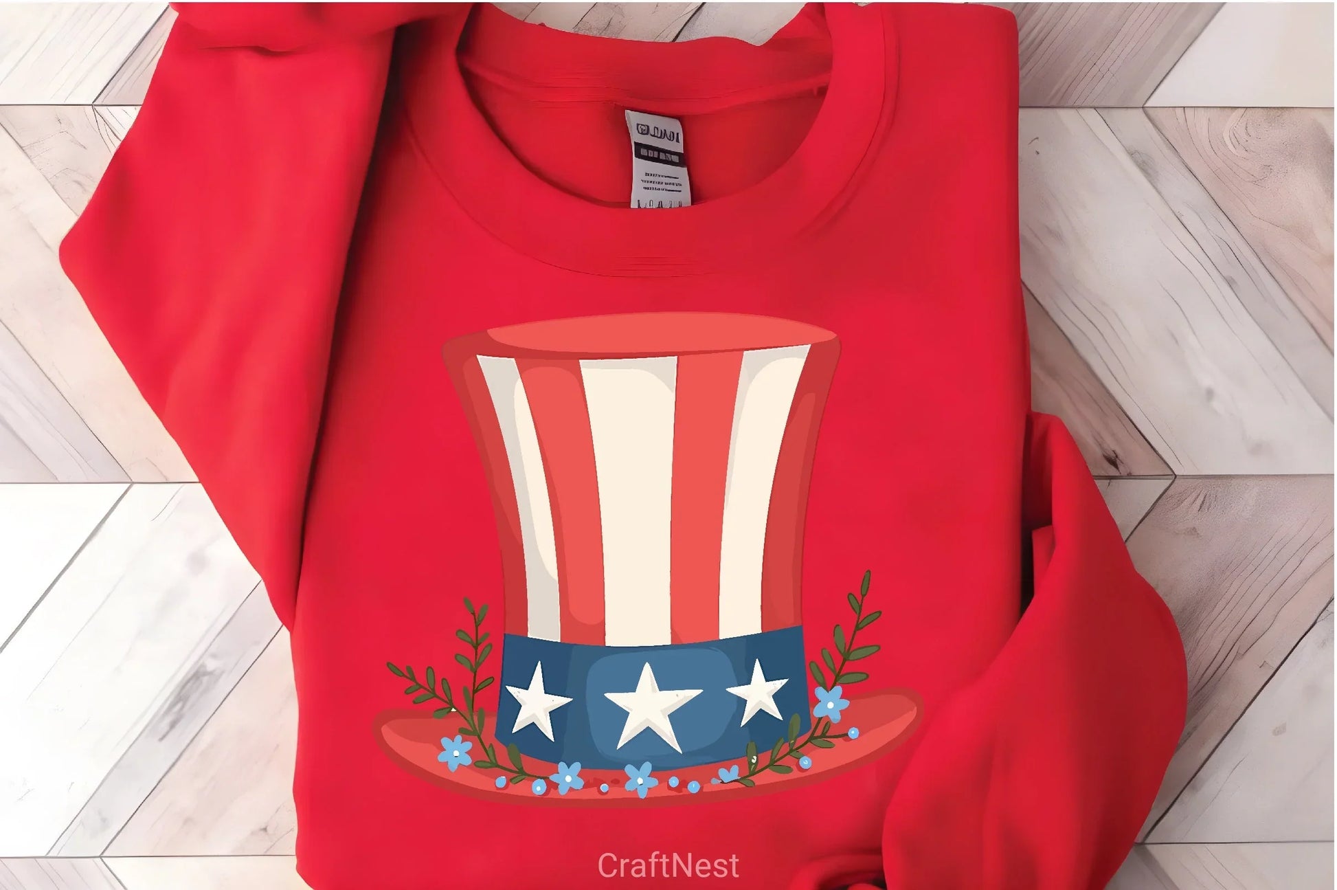 Patriotic Uncle Sam Hat Clipart Bundle - CraftNest - Digital Crafting and Art