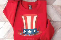 Patriotic Uncle Sam Hat Clipart Bundle - CraftNest - Digital Crafting and Art