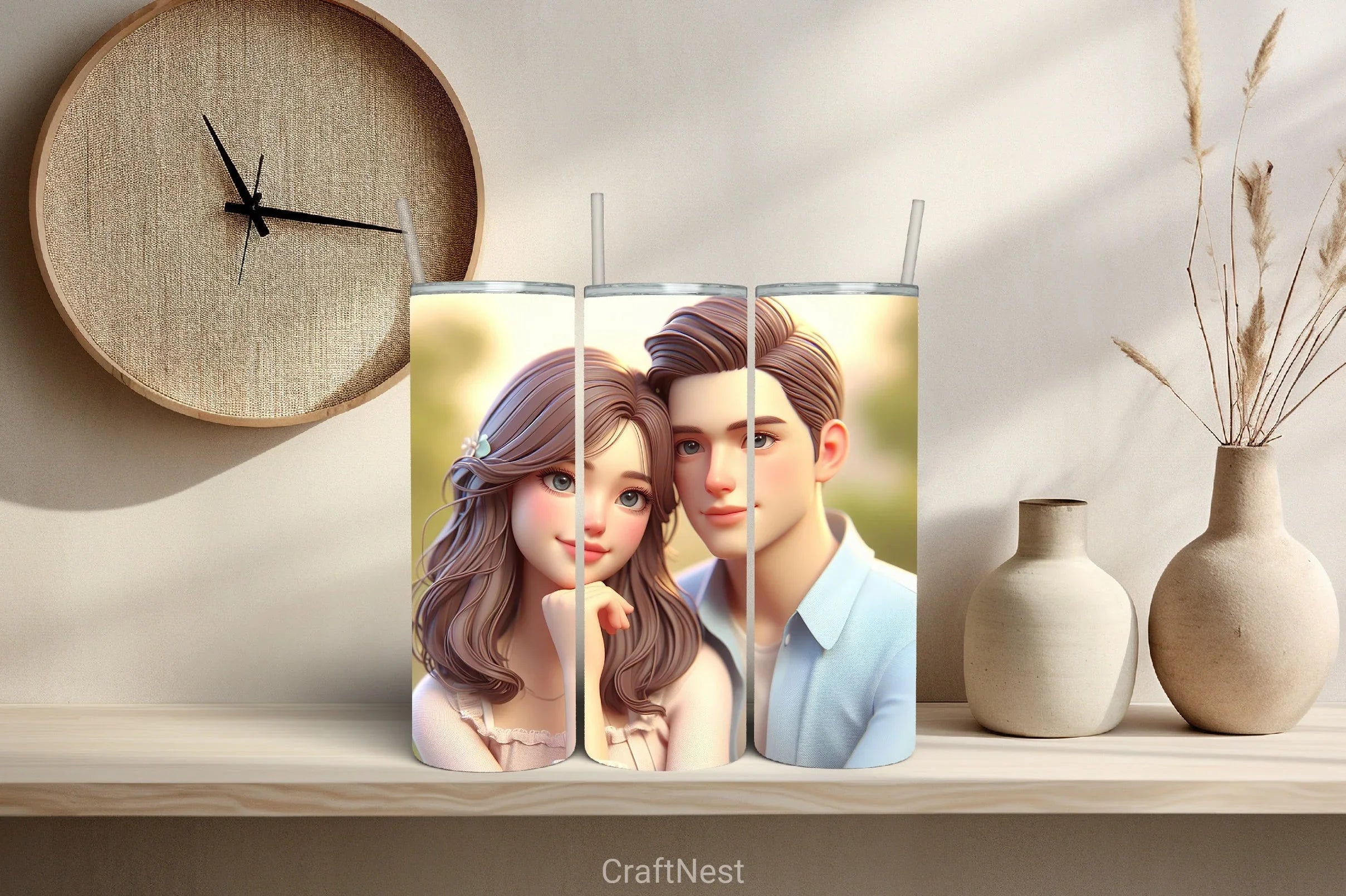 Valentine Tumbler Wrap Bundle 77 - CraftNest - Digital Crafting and Art