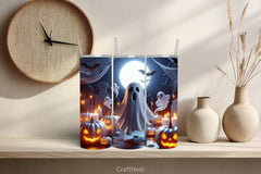 Halloween Tumbler Wrap Bundle 50 - CraftNest - Digital Crafting and Art