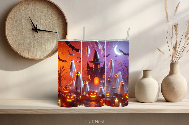 Halloween Tumbler Wrap Bundle 31 - CraftNest - Digital Crafting and Art