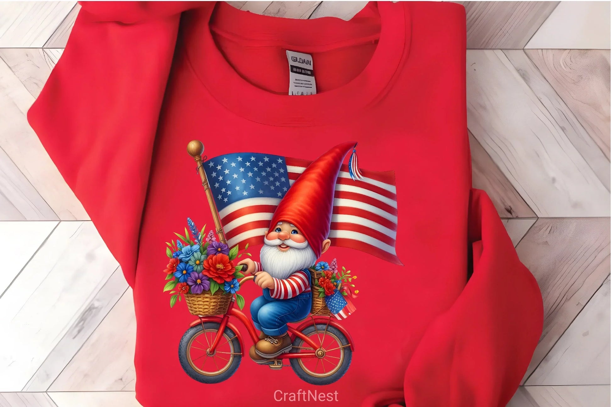 Memorial Day Gnomes Clipart Bundle 3 - CraftNest - Digital Crafting and Art