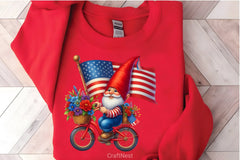 Memorial Day Gnomes Clipart Bundle 3 - CraftNest - Digital Crafting and Art