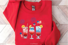4th of July Drinking Clipart Bundle - CraftNest - Digital Crafting and Art