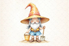 Beach Gnomes Clipart Bundle 99 - CraftNest - Digital Crafting and Art