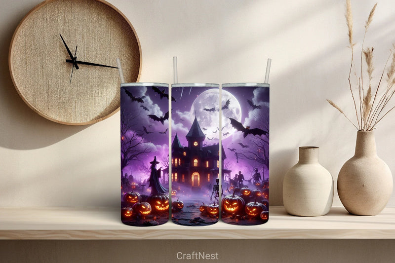 Halloween Tumbler Wrap Bundle 56 - CraftNest - Digital Crafting and Art