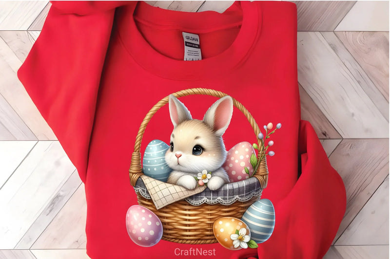 Cute Pink Easter Clipart Bundle - CraftNest - Digital Crafting and Art