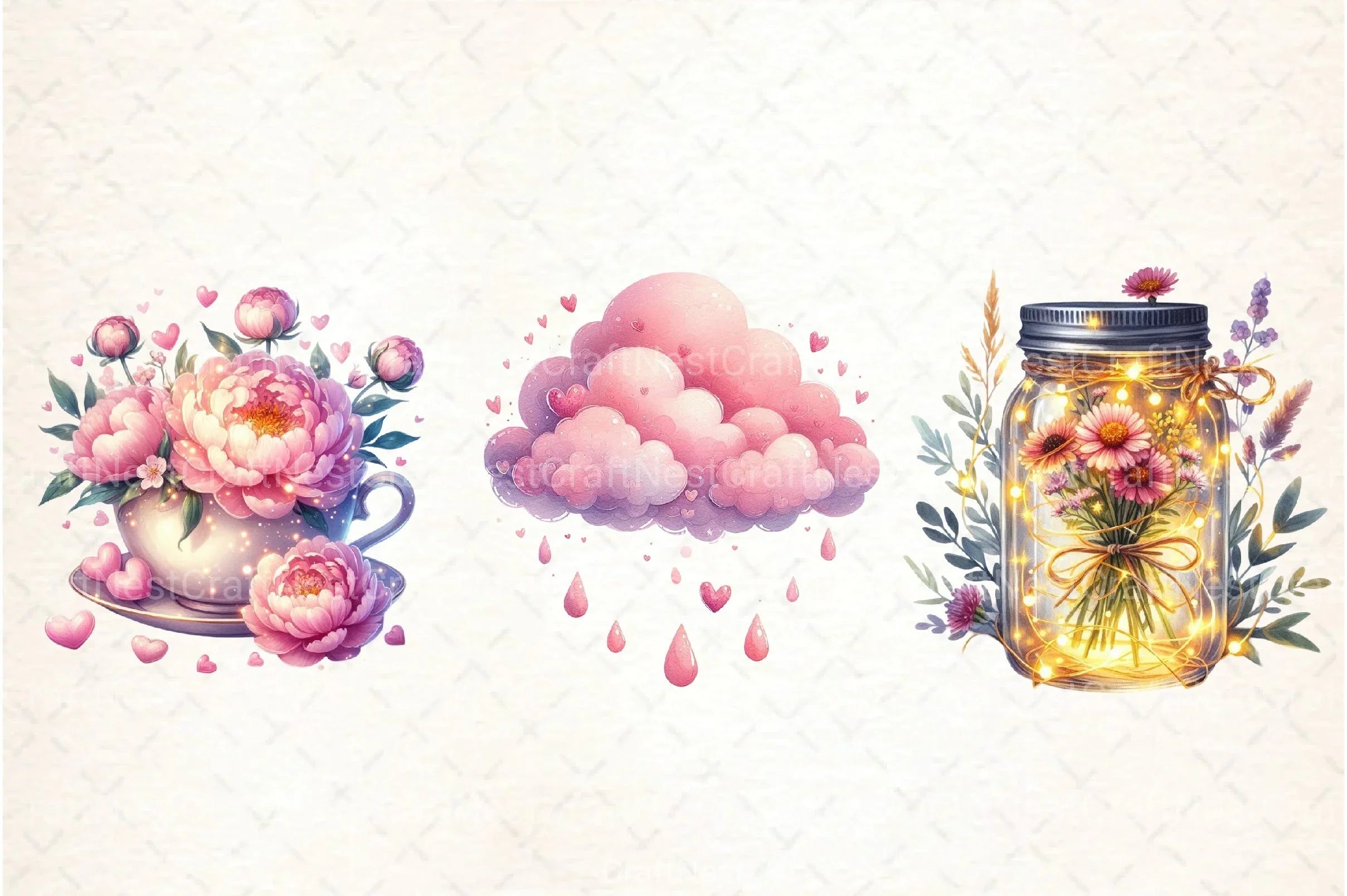 Whimsical Mother's Day Art Clipart Bundle - CraftNest - Digital Crafting and Art