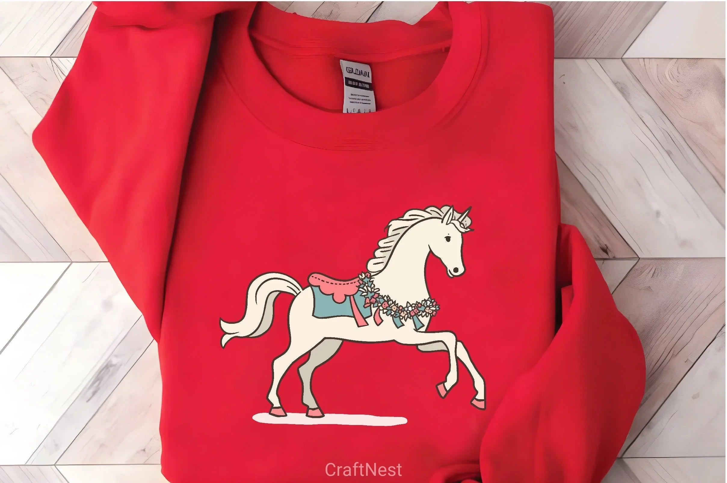 Elegant Carousel Horse Wedding Clipart Bundle - CraftNest - Digital Crafting and Art