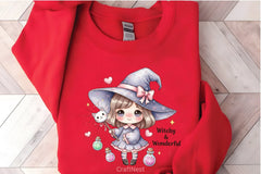 Cute Witch Clipart Bundle - CraftNest - Digital Crafting and Art