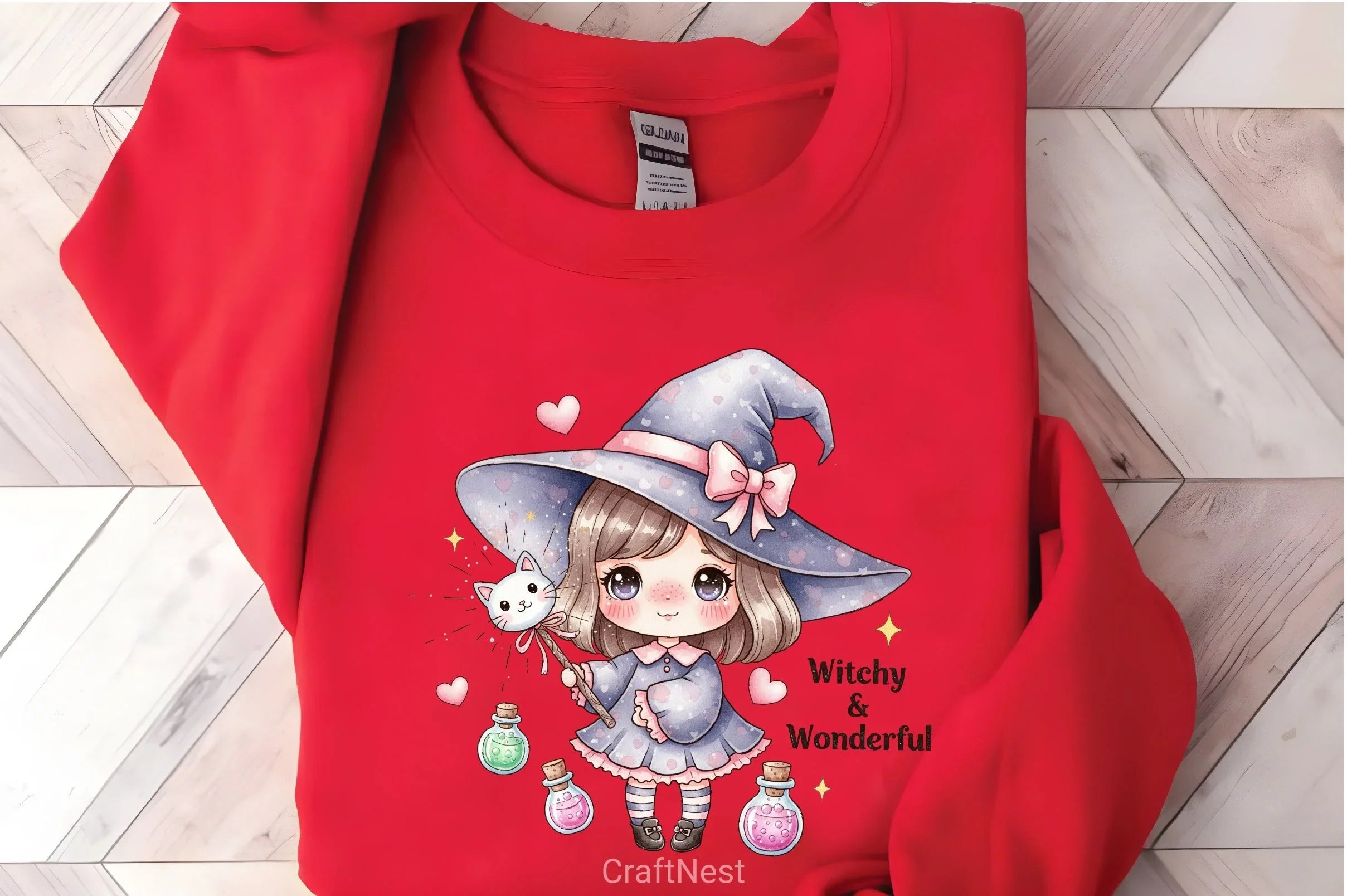 Cute Witch Clipart Bundle - CraftNest - Digital Crafting and Art