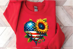 Sunflowers 4th of July Clipart Bundle - CraftNest - Digital Crafting and Art