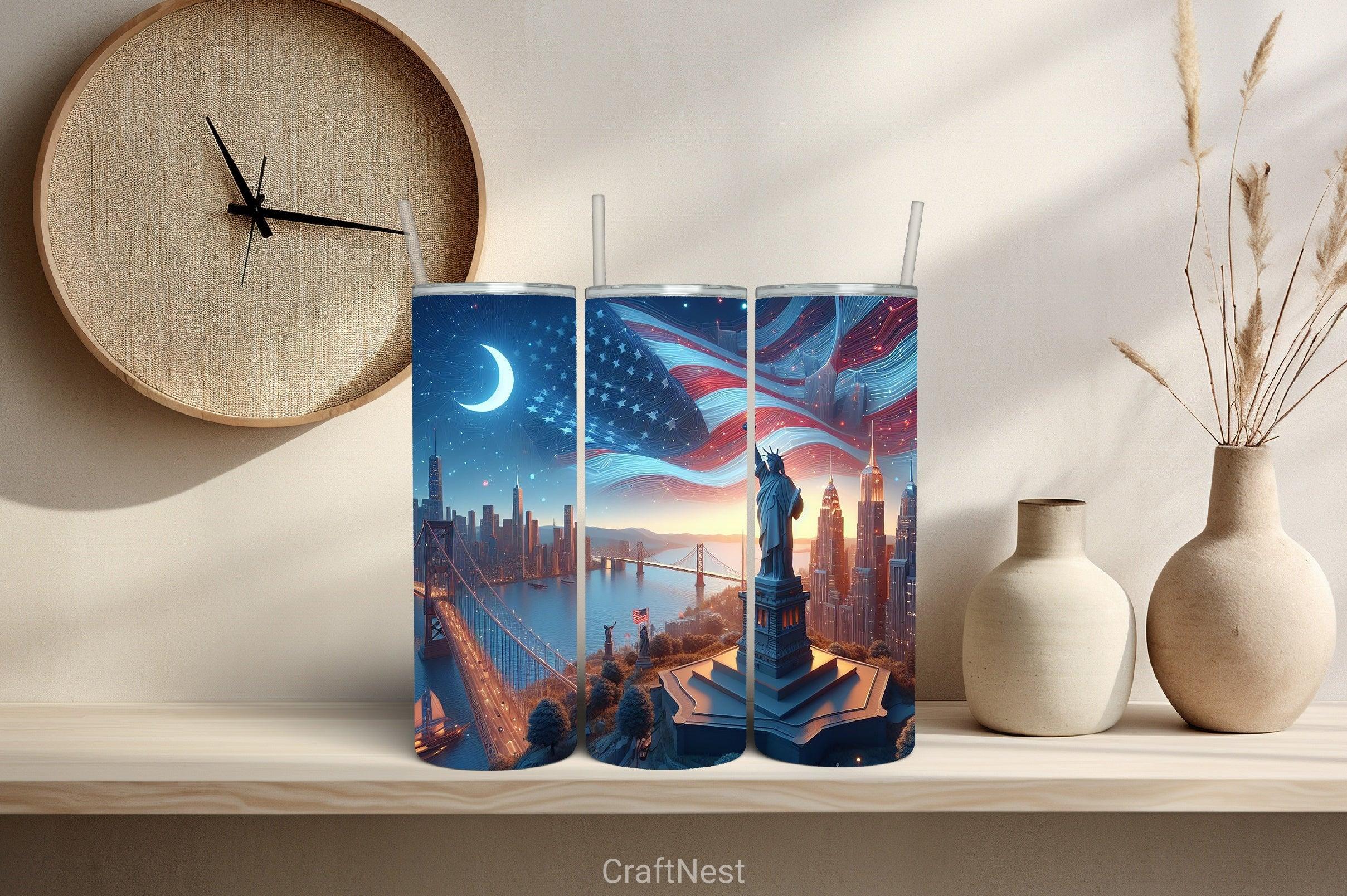 4th of July Tumbler Wrap Bundle 56 - CraftNest - Digital Crafting and Art